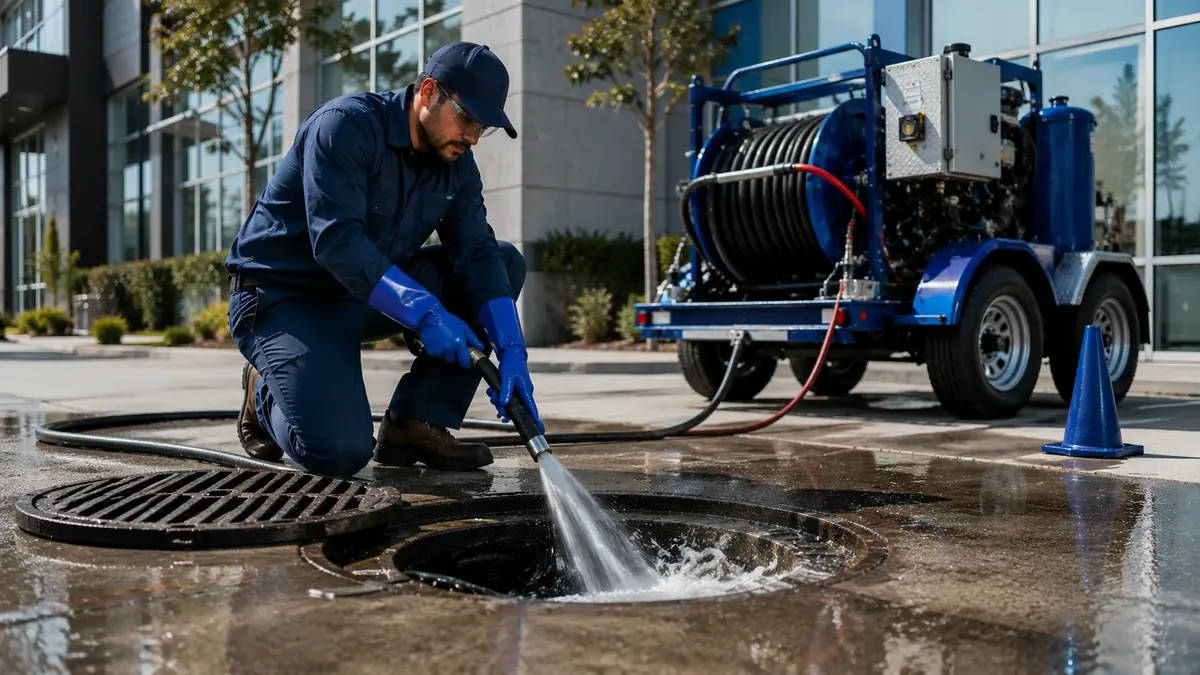 Commercial Hydro Jet Drain Cleaning in Randsburg