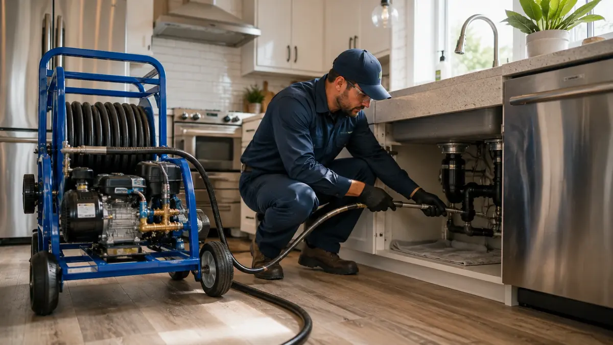 Kitchen Drain Hydro Jetting in Randsburg